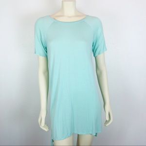 Forever 21 Light Blue Short Sleeve T-Shirt Dress S